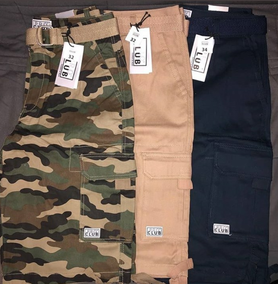 Pro club 2025 camo shorts