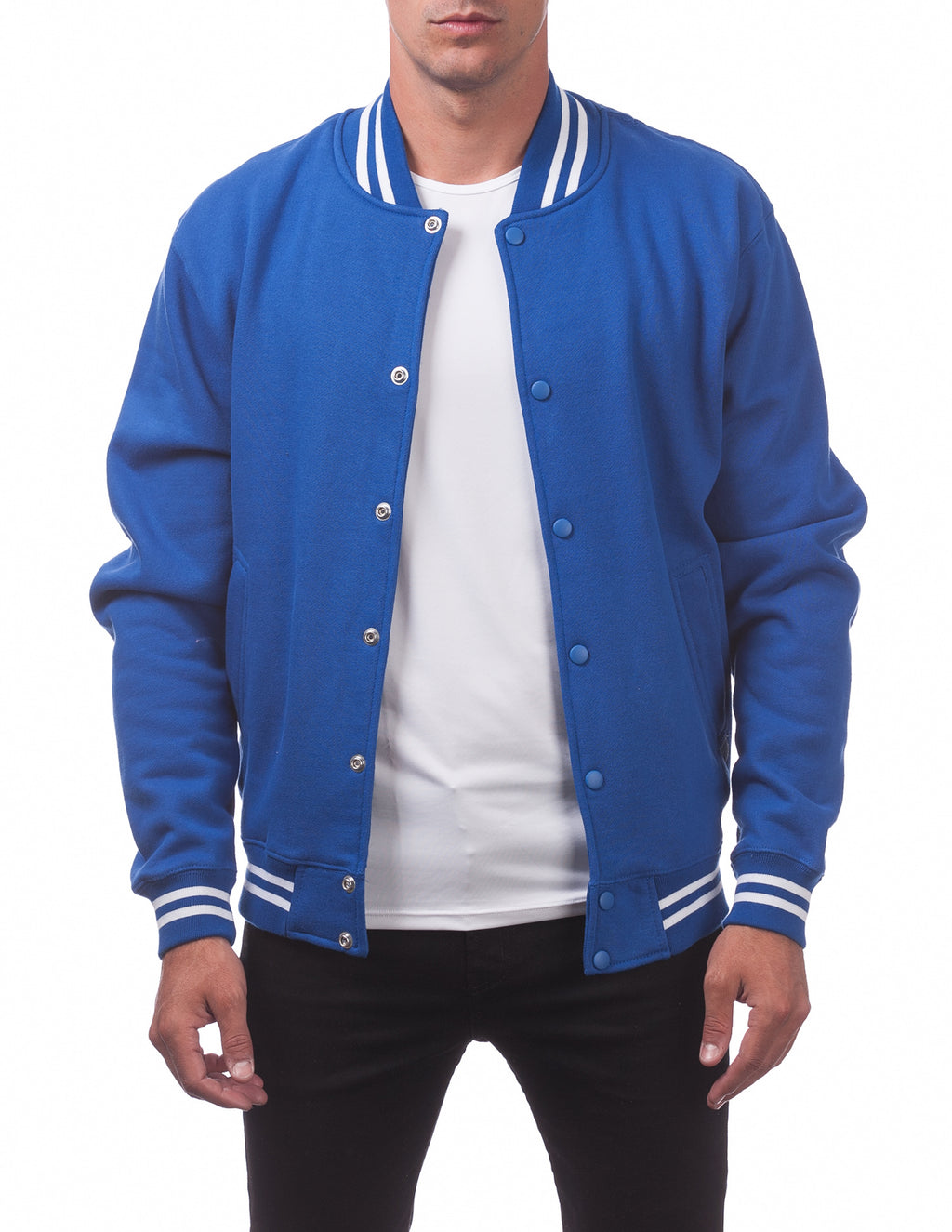 Pro Club Varsity Jacket - Royal Blue