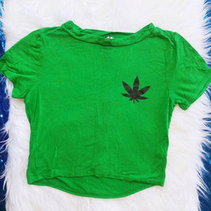 Weed Crop Top