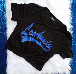 Los Angeles Crop Top - Black